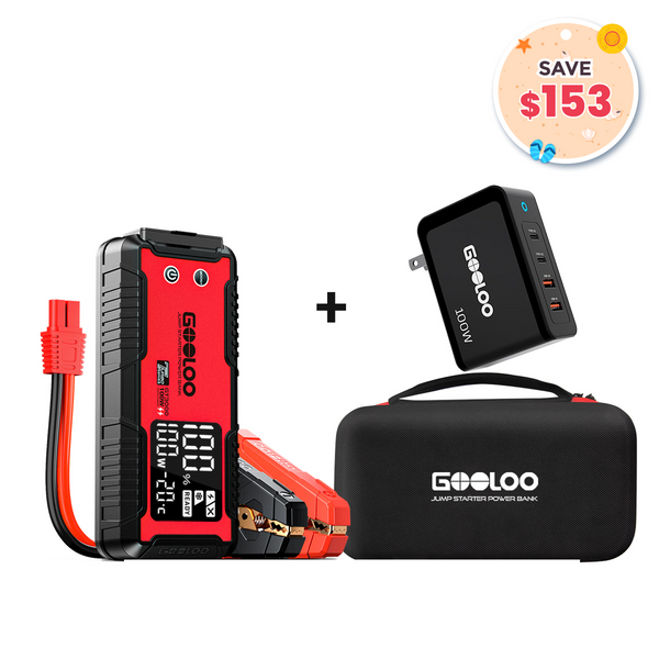 GOOLOO GT3000+100W Fast Charger+EVA Box