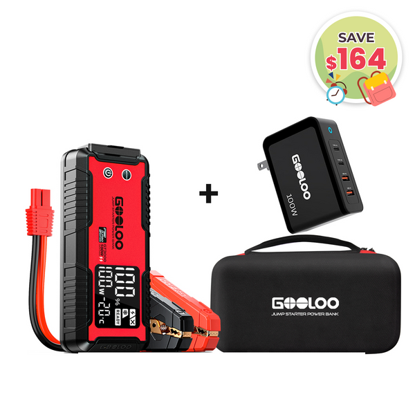 GOOLOO GT3000+100W Fast Charger+EVA Box