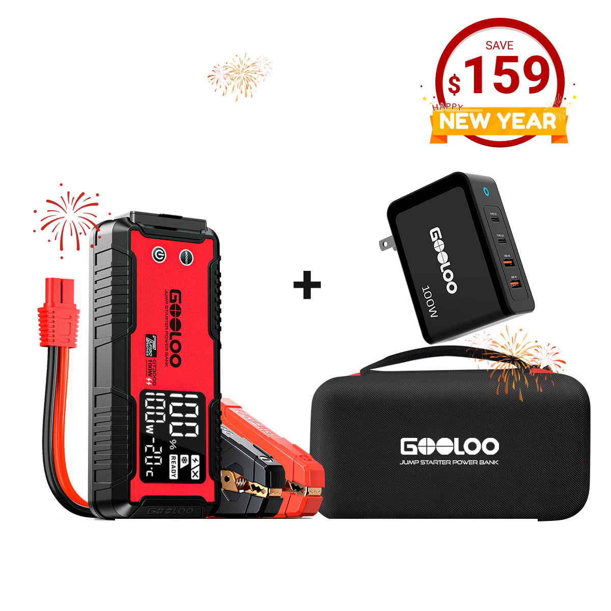 GOOLOO GT3000 Portable Jump Starter