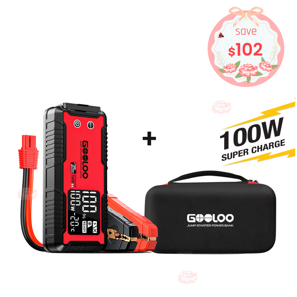 GOOLOO GT3000 Jump Starter with EVA Box