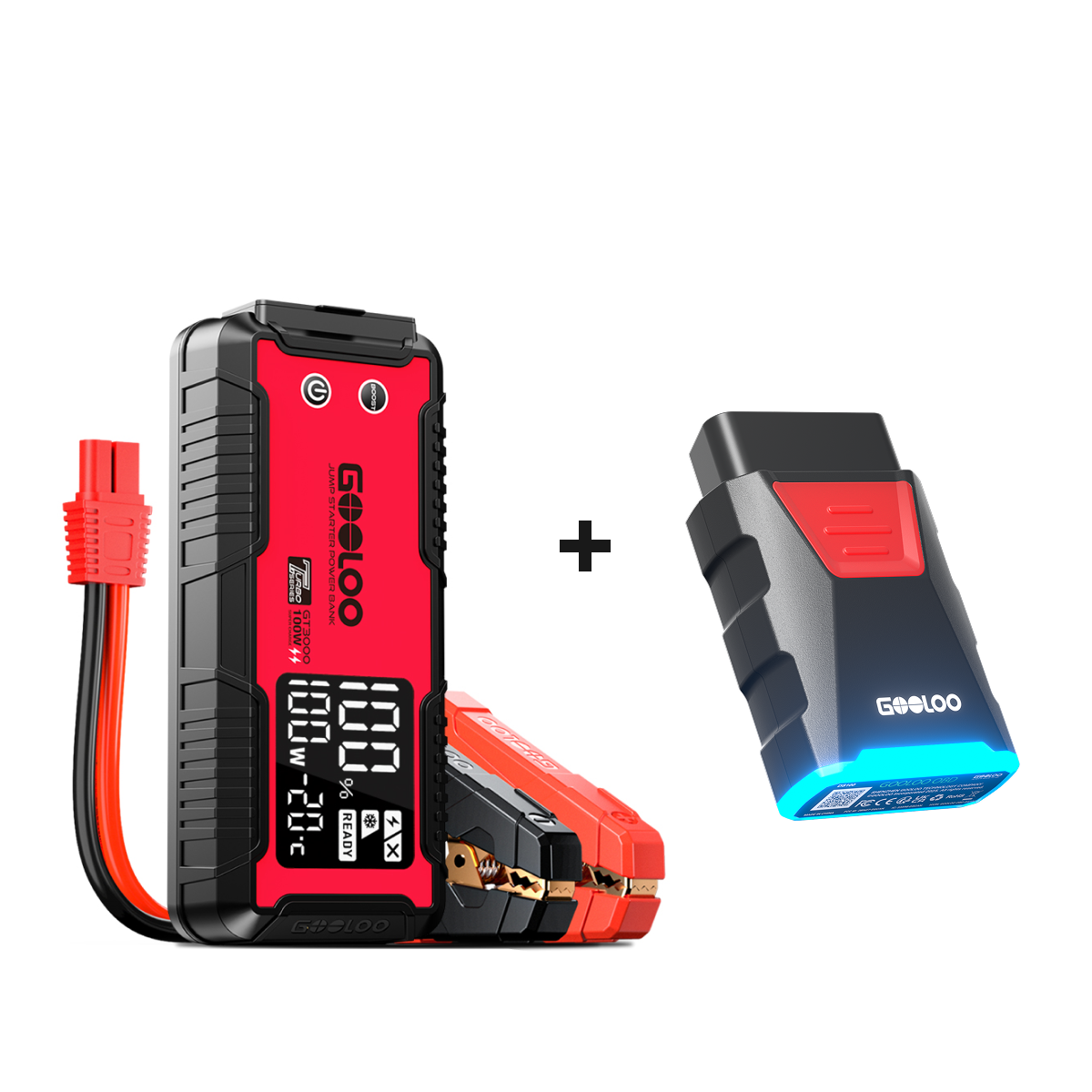 GOOLOO GT3000 Jump Starter 3000A 100W