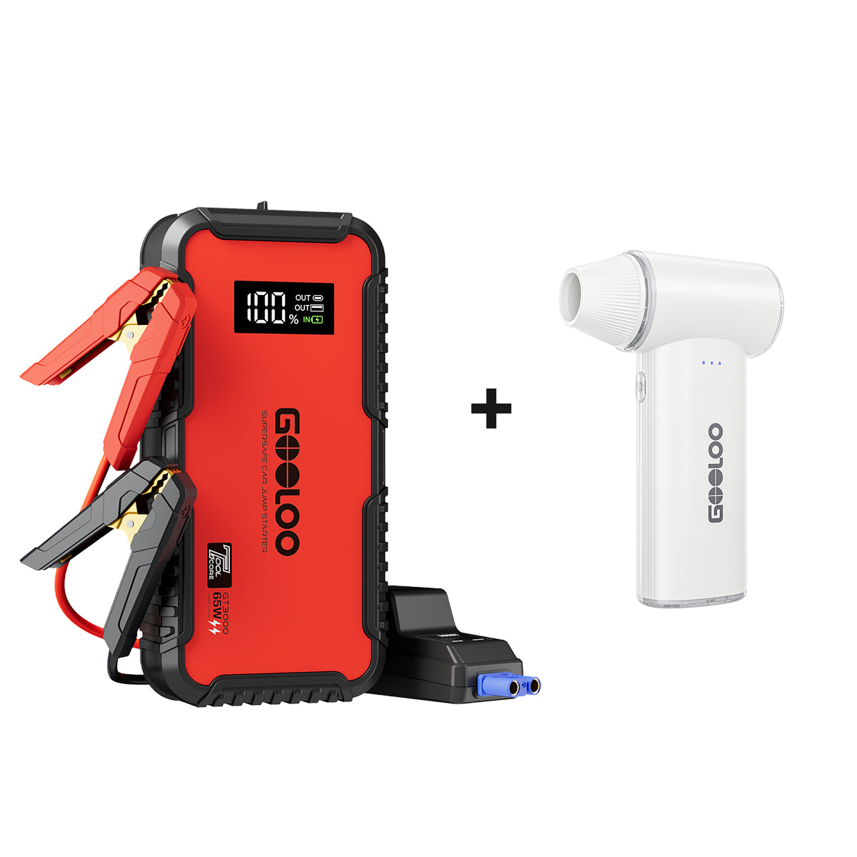 GOOLOO GT3000 Jump Starter 3000A with Eva Bag