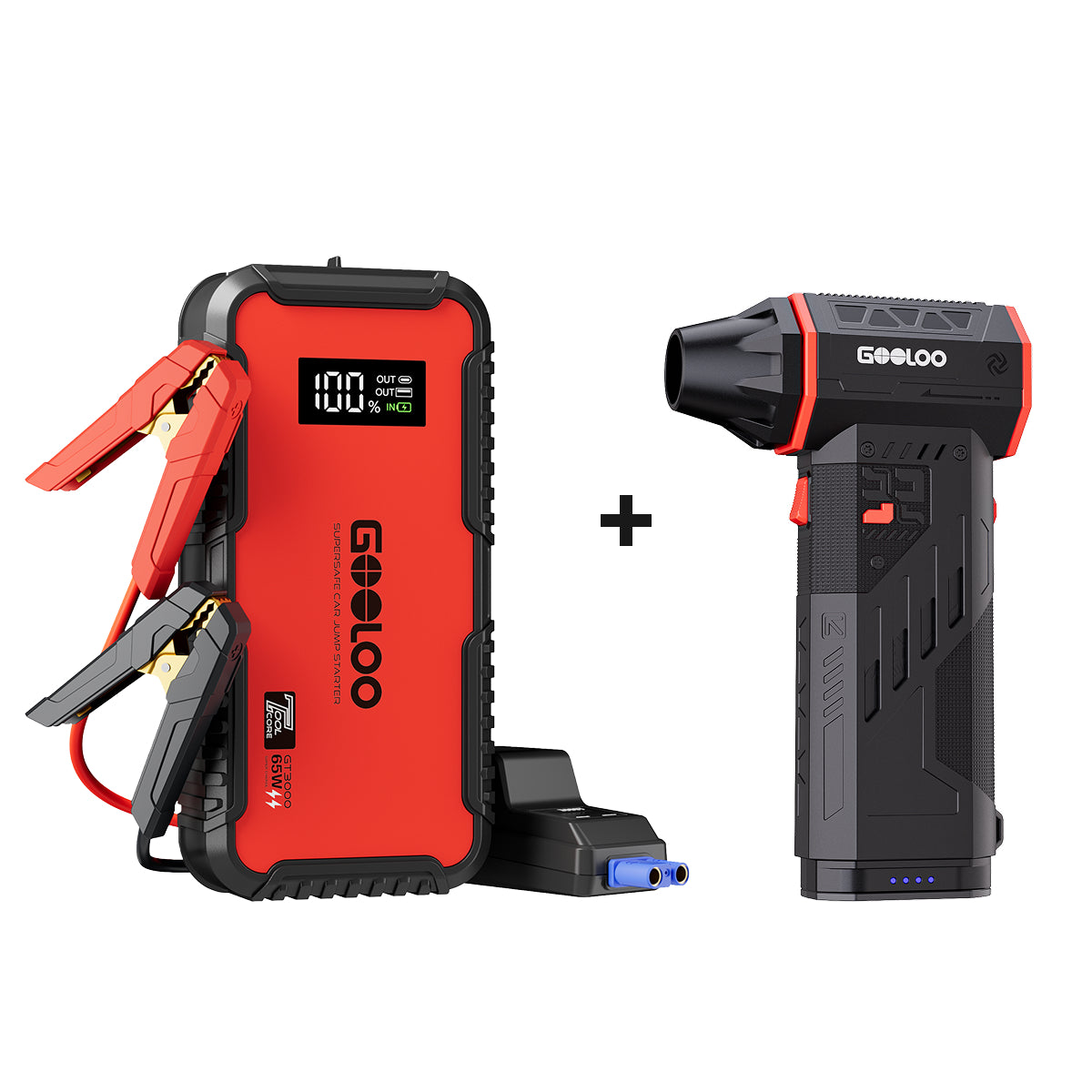 GOOLOO GT3000 3000A Supersafe Jump Starter with Eva Bag