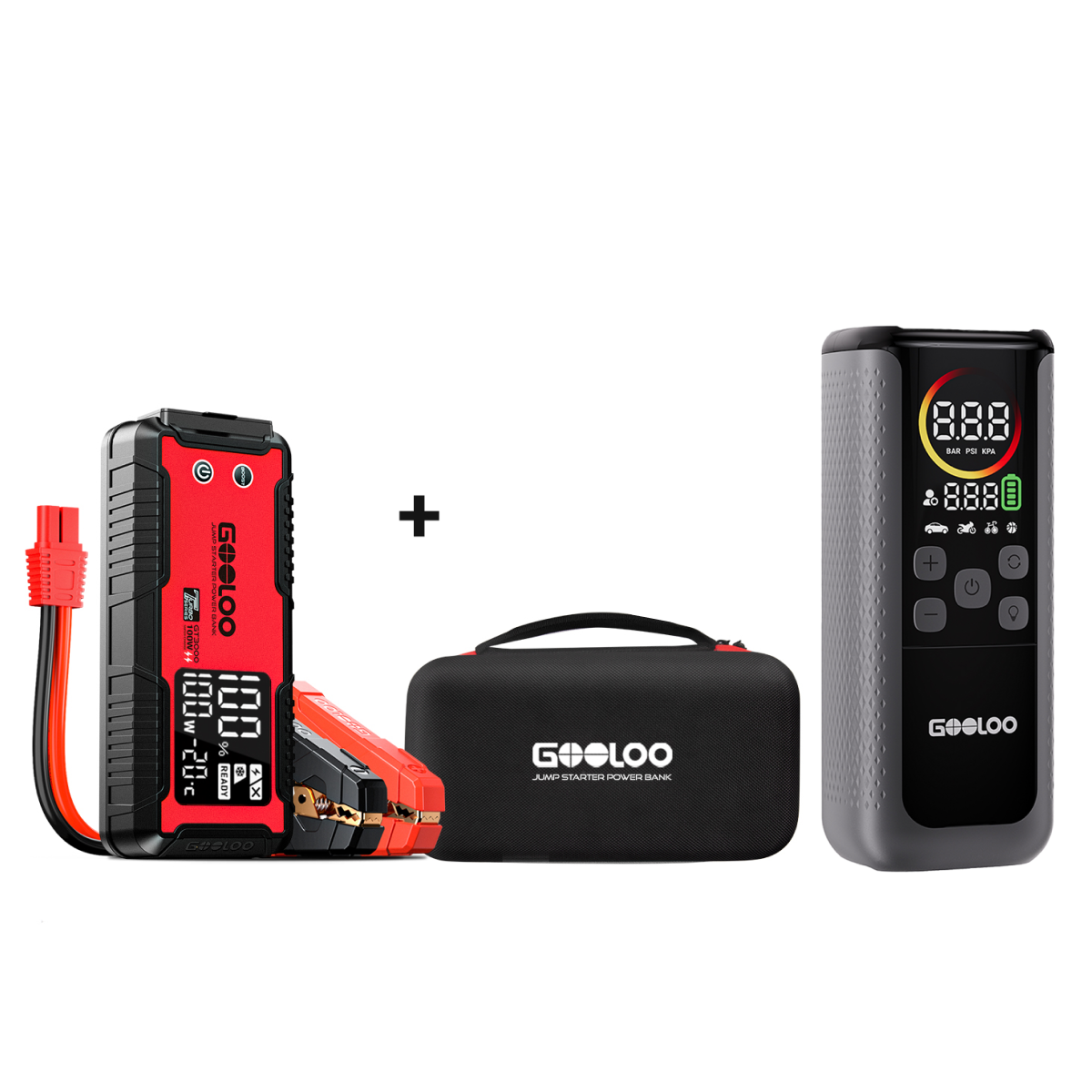 【Clearance Sale】GOOLOO GT3000 Jump Starter 3000Amp 100W