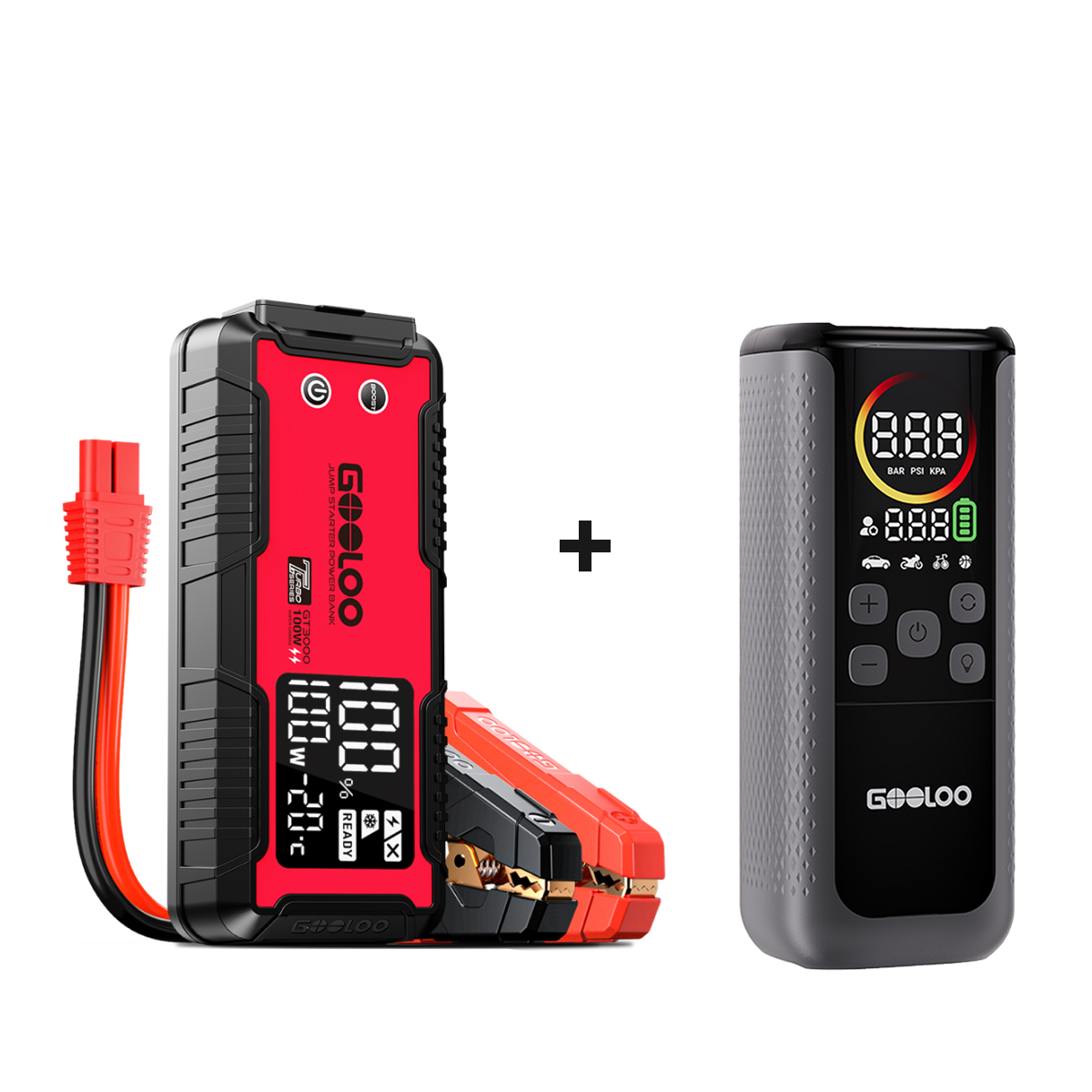【Clearance Sale】GOOLOO GT3000 Jump Starter 3000Amp 100W