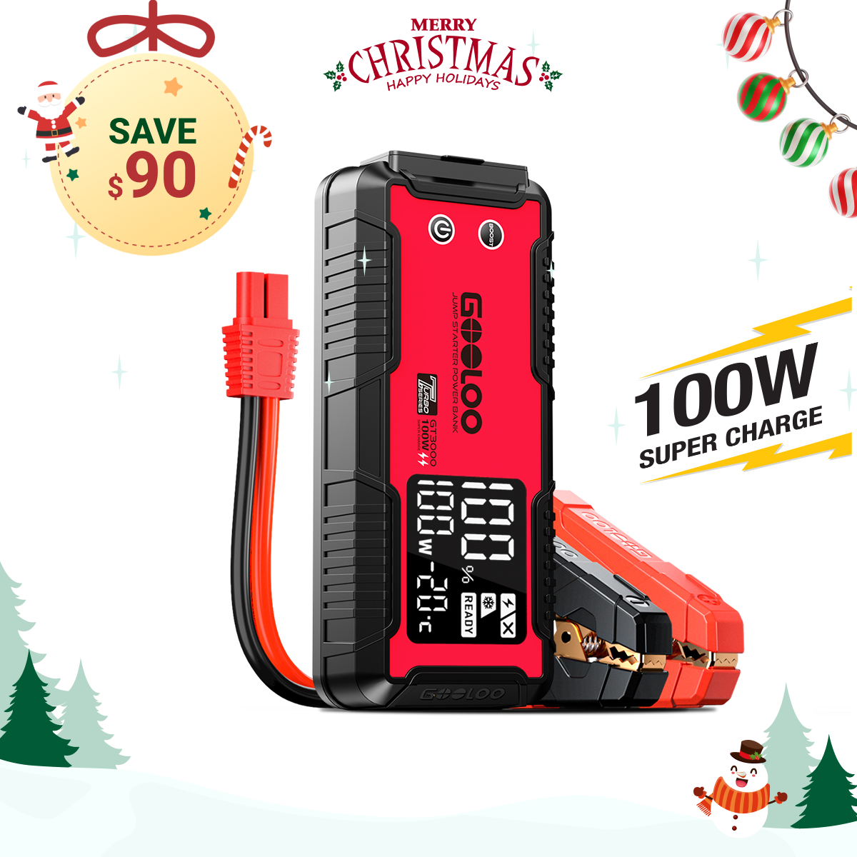 GOOLOO GT3000 Jump Starter