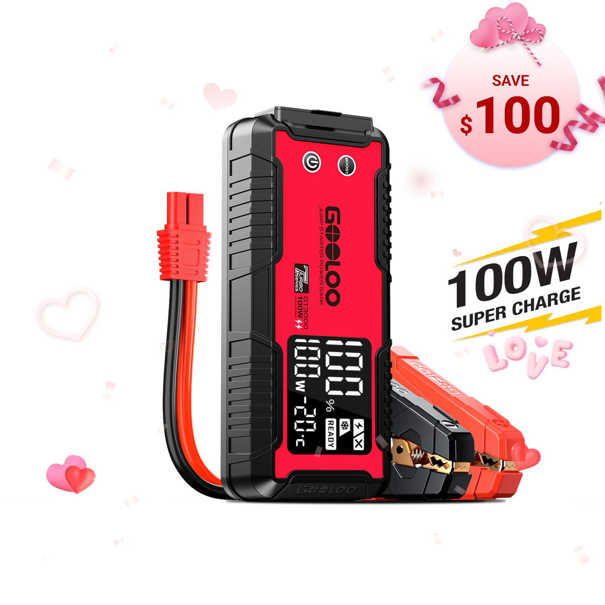 GOOLOO GT3000 Portable Jump Starter