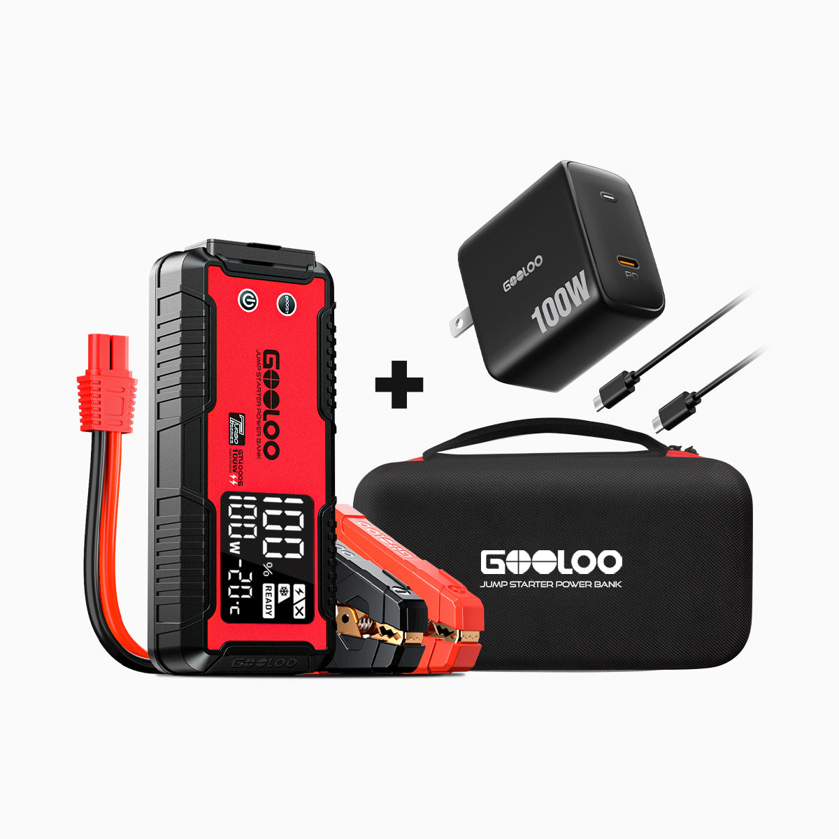 GOOLOO GT4000S Jump Starter 4000Amp 100W