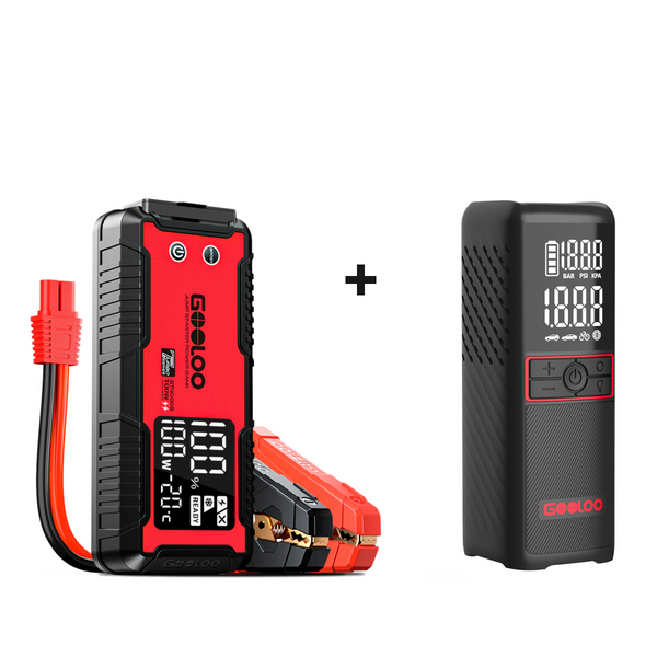 GOOLOO GT4000S Jump Starter with GT160 Tire Inflator