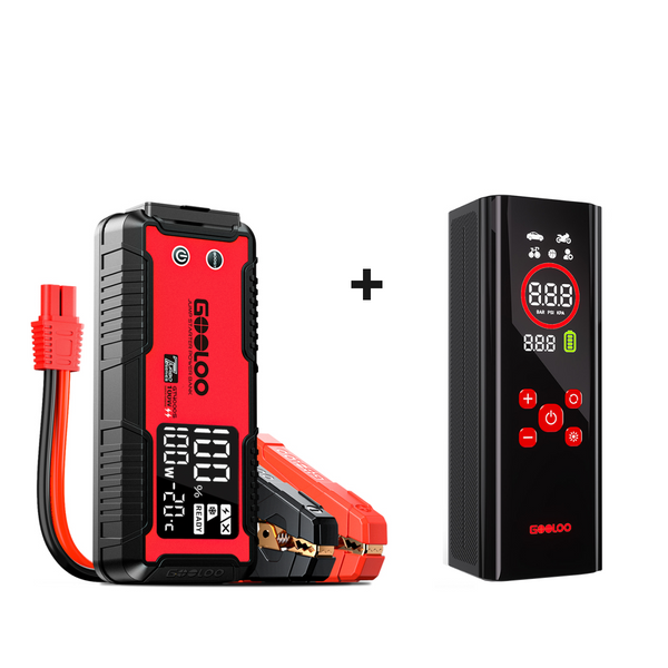 GOOLOO GT4000S Jump Starter with AP150 PRO Tire Inflator