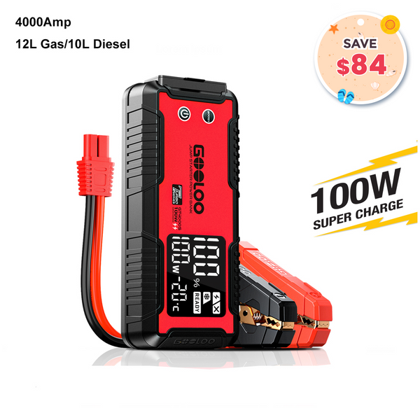 GOOLOO GT4000S Jump Starter 4000Amp 100W