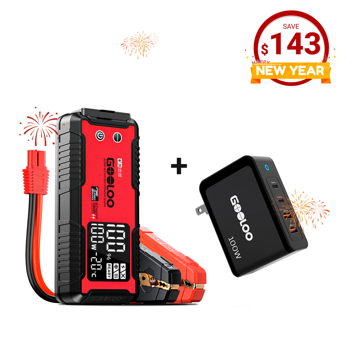 GOOLOO GT4000 Portable Jump Starter