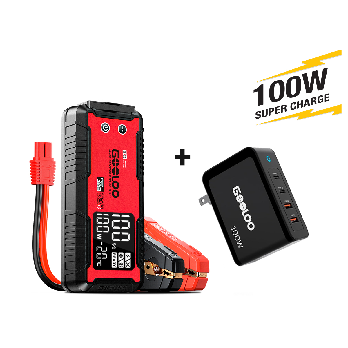 100W Two-Way Charging GT4000 Set