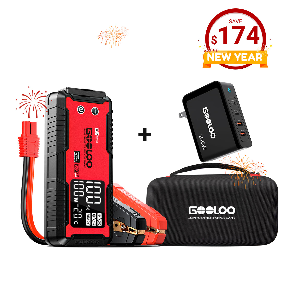 GOOLOO GT4000 Portable Jump Starter