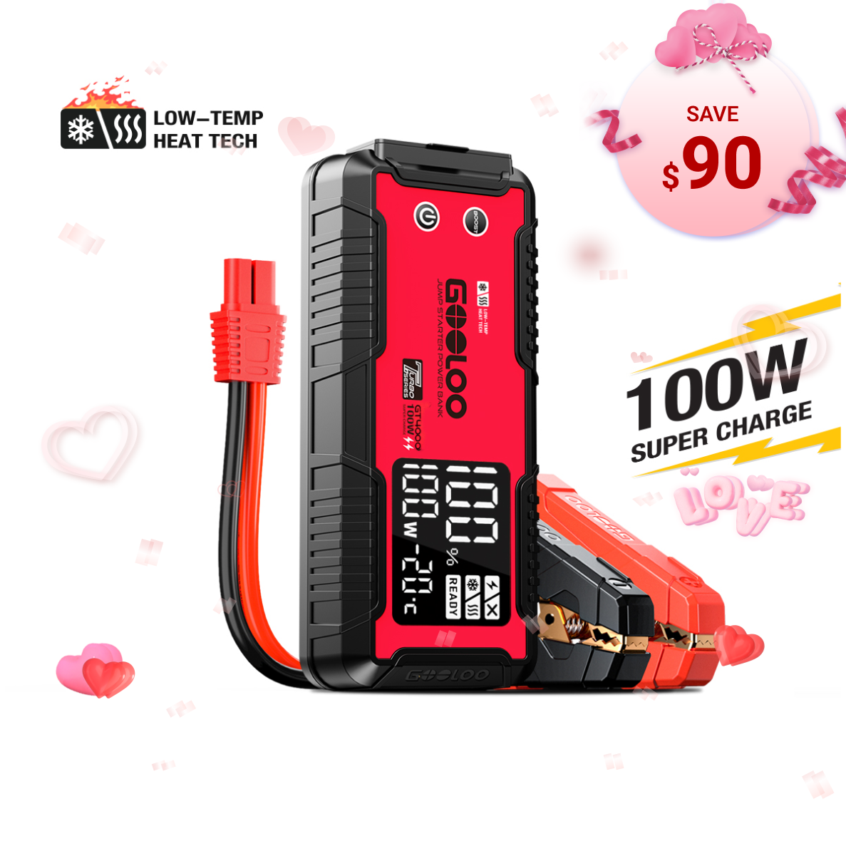 GOOLOO GT4000 Portable Jump Starter