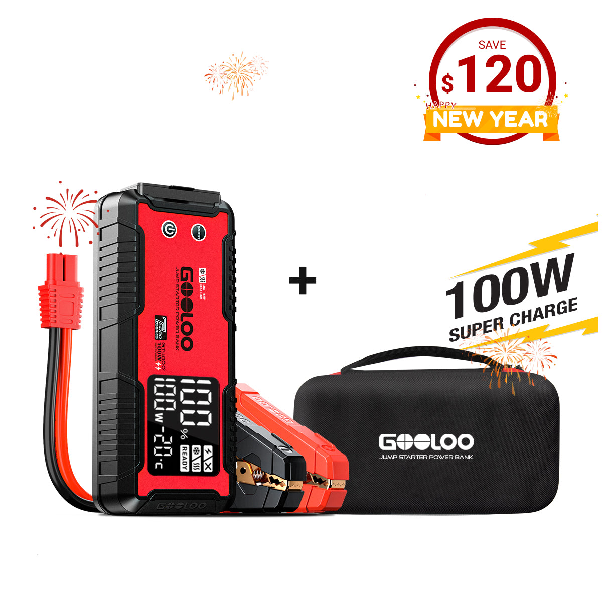 GOOLOO GT4000 Portable Jump Starter