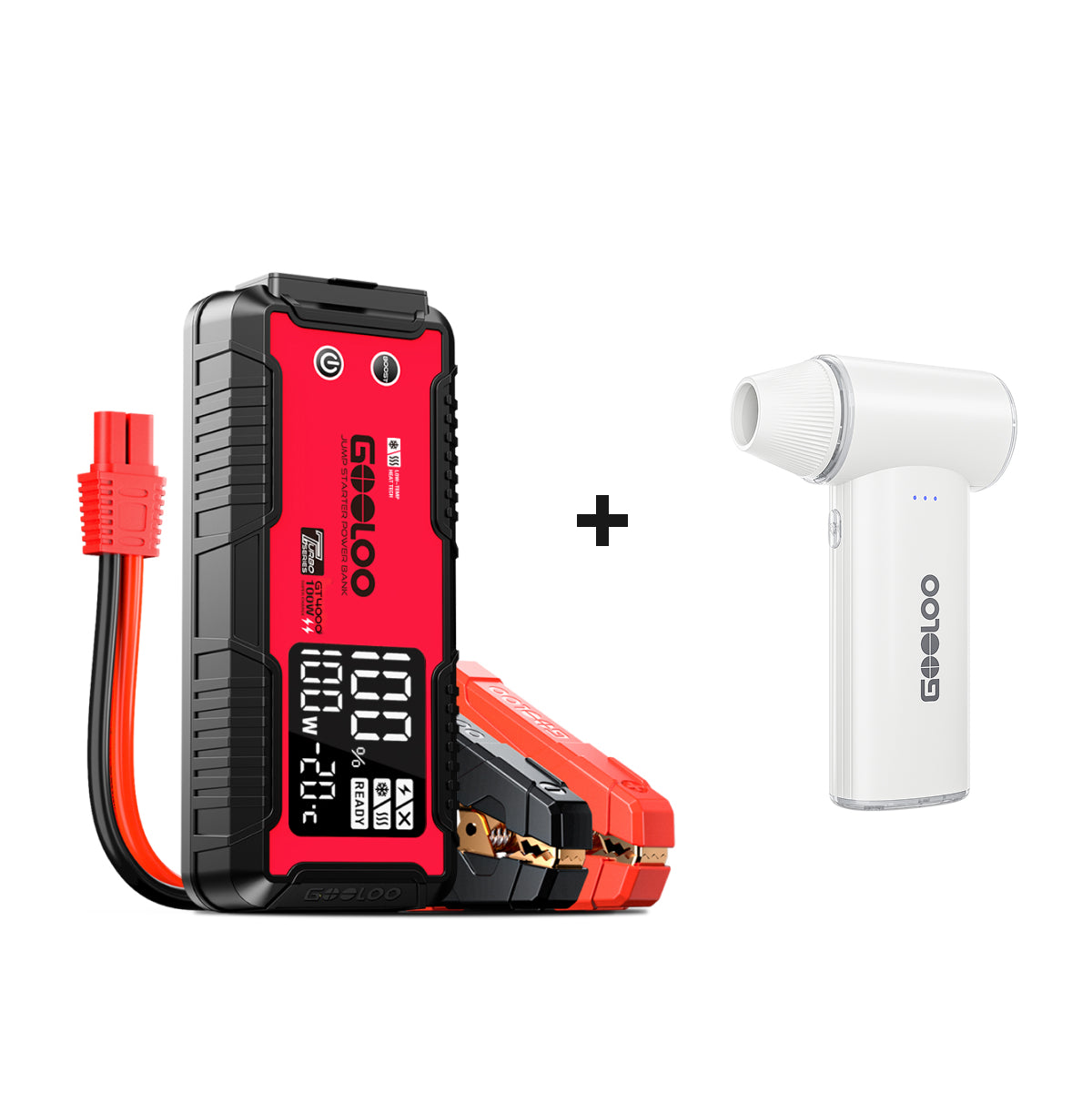 GOOLOO GT4000 Jump Starter 4000A 100W Pre-heating Tech