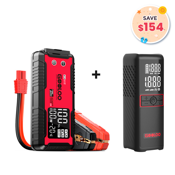 GOOLOO GT4000 Jump Starter with GT160 Tire Inflator