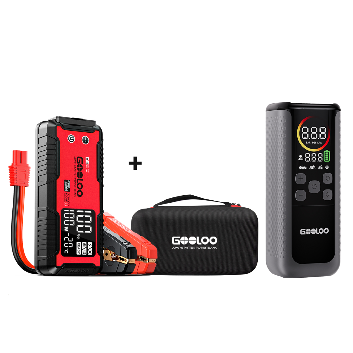 GOOLOO GT4000 Jump Starter 4000Amp 100W Pre-heating Tech