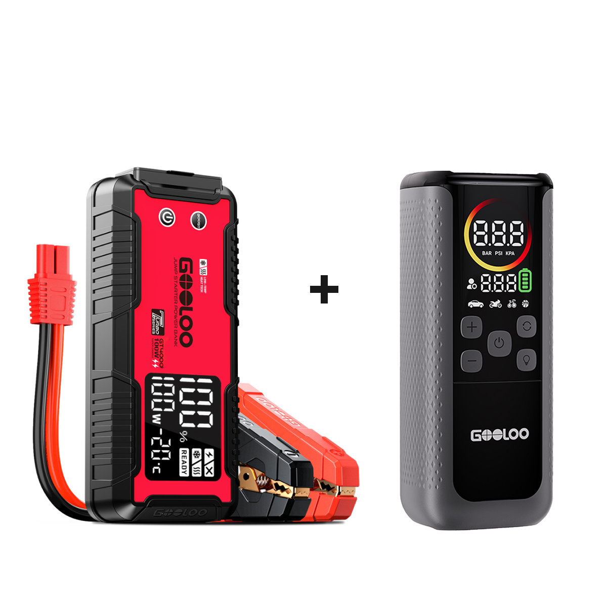 GOOLOO GT4000 Jump Starter 4000Amp 100W Pre-heating Tech