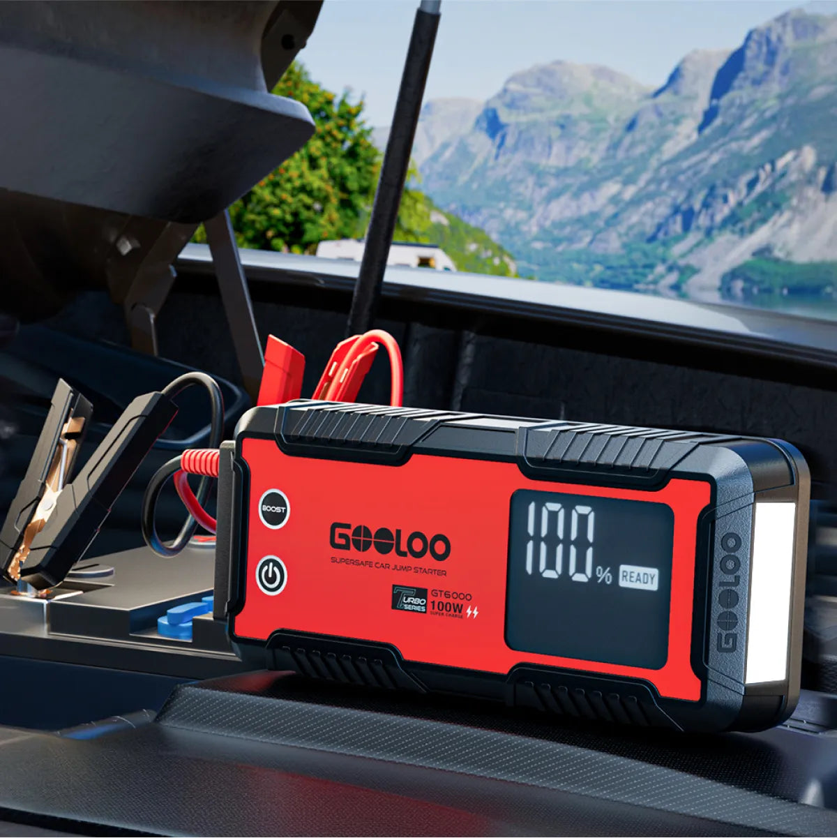 GOOLOO GT6000 Jump Starter 6000Amp 100W