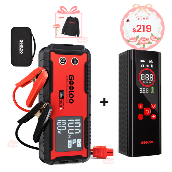 GOOLOO GT6000+AP150 PRO Tire Inflator+EVA Box