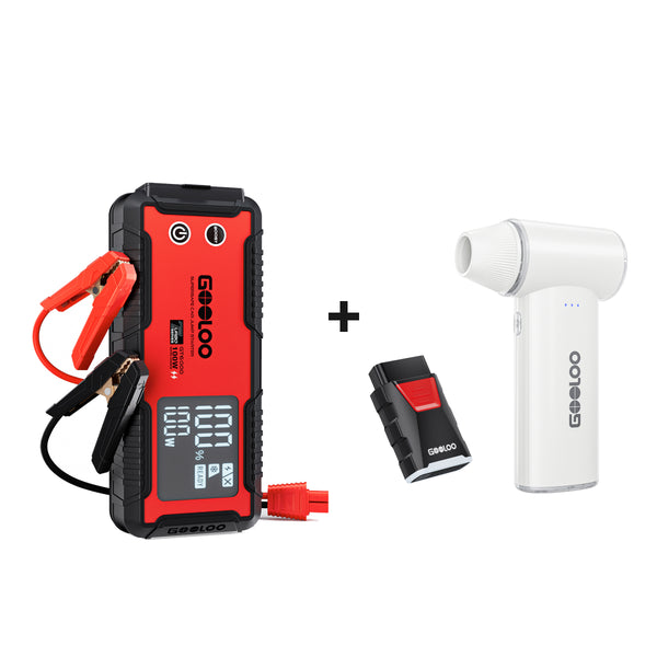 [Pre-order] GOOLOO GT6000 Jump Starter + OBD DS200 + F3 Electric Air Duster