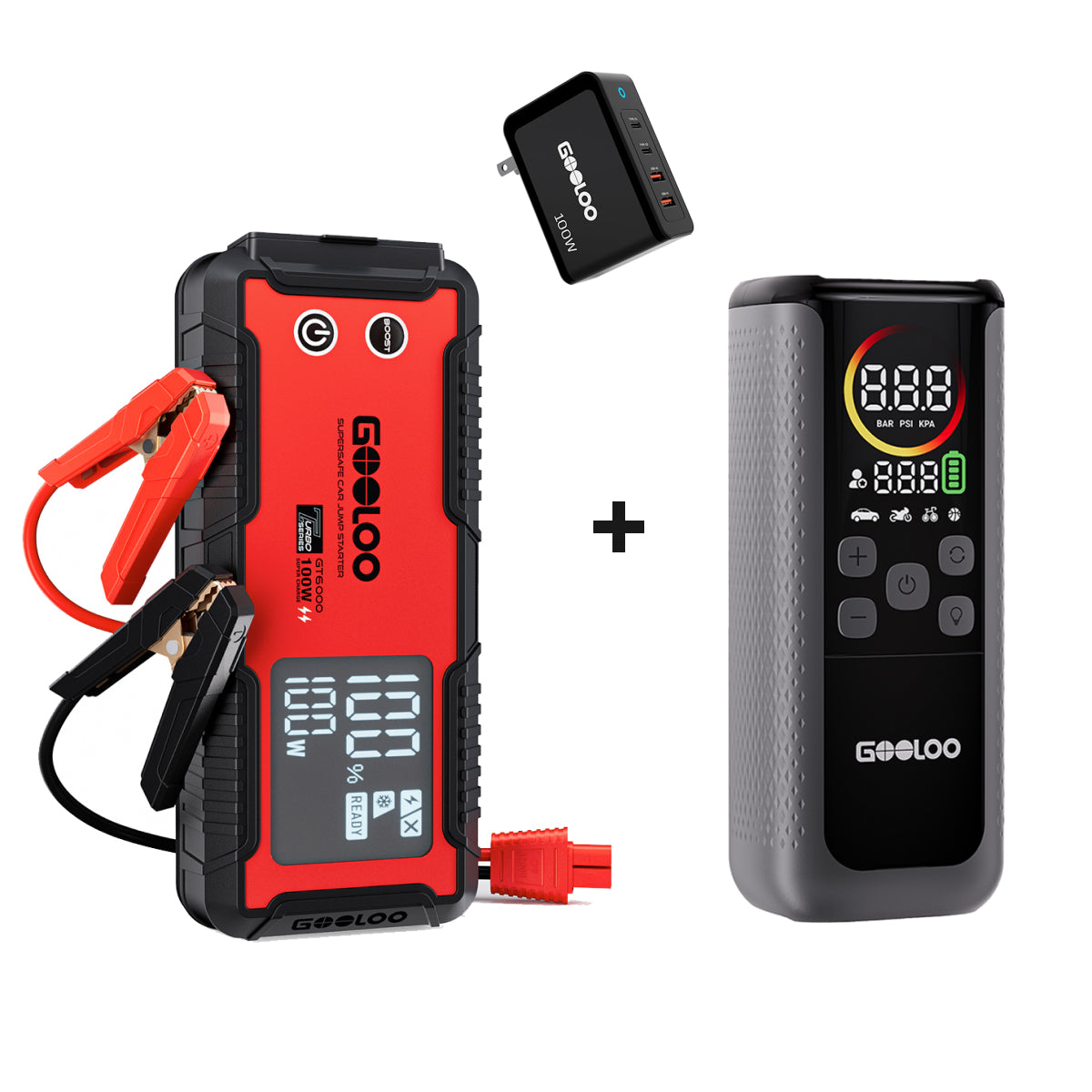 GOOLOO GT6000 Jump Starter 6000Amp 100W