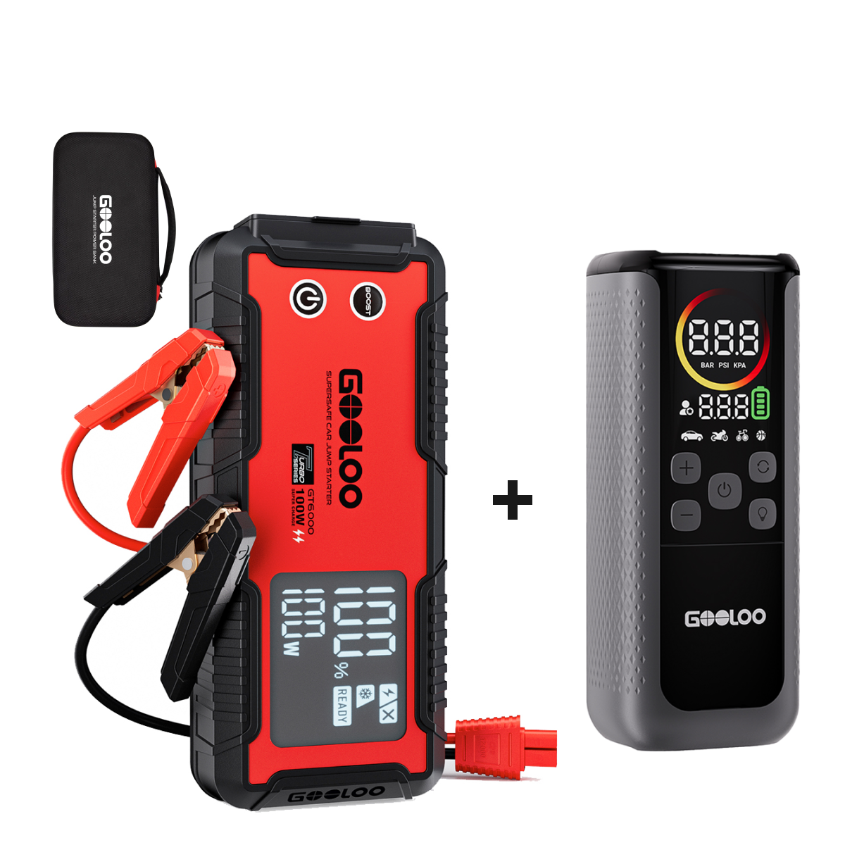 GOOLOO GT6000 Jump Starter 6000Amp 100W