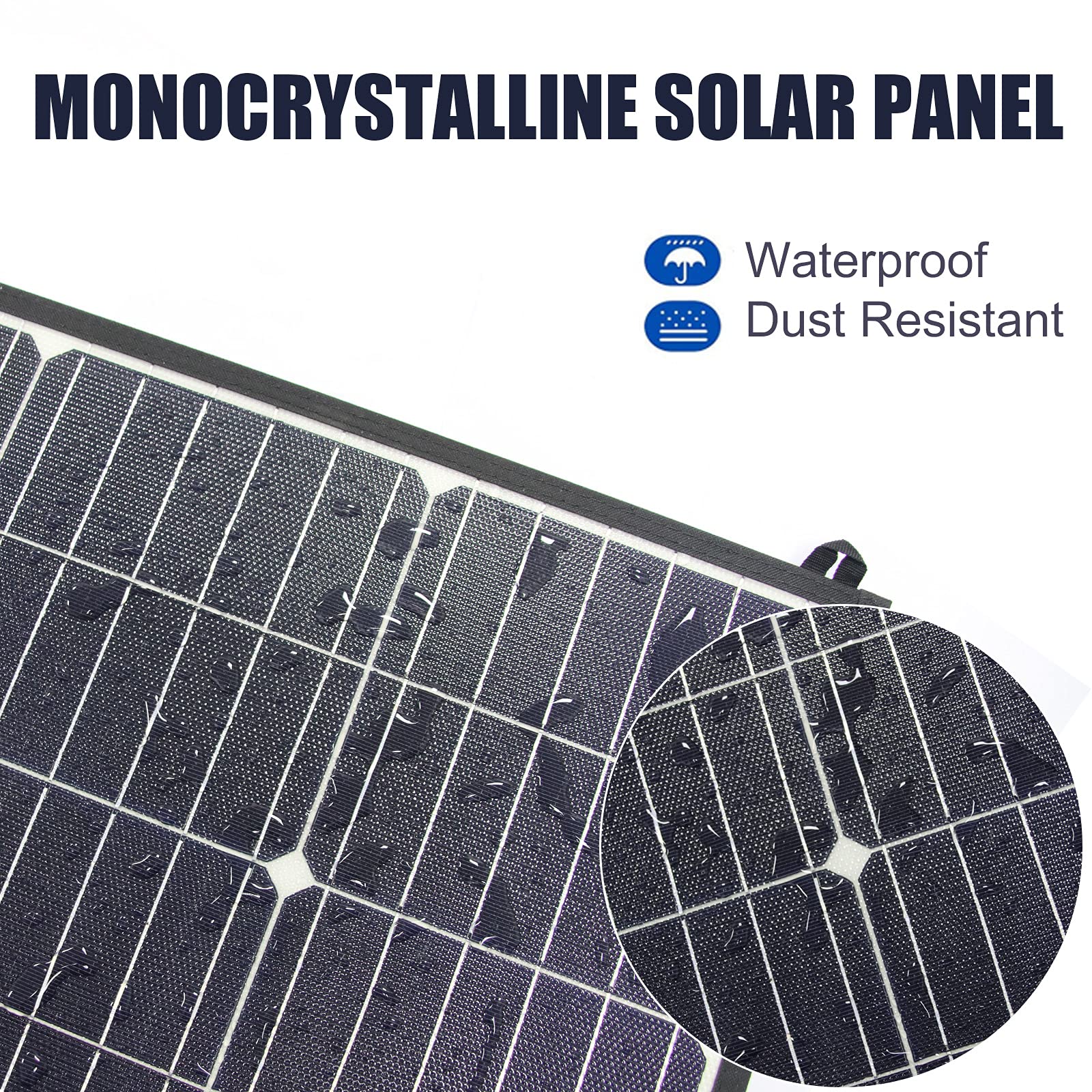 GOOLOO Foldable 100W Solar Panel Features