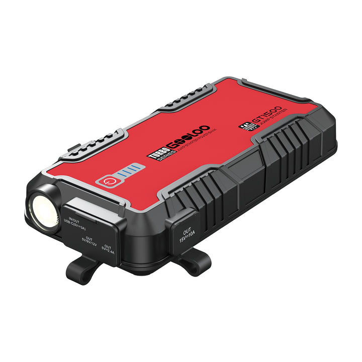 GOOLOO GP1500 Jump Starter Power Bank Elite Series USB & Type C Ports  Flashlight