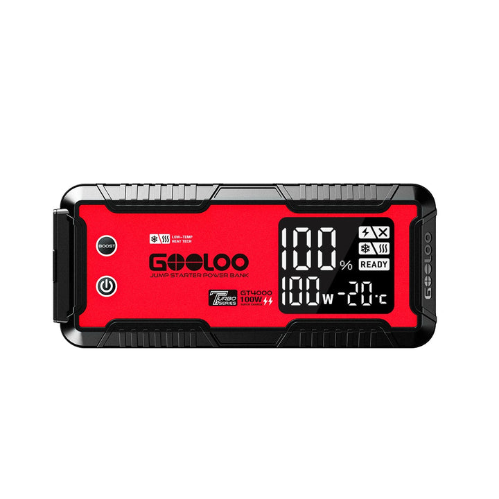 GOOLOO 4000A Peak 26800mAh Car Jump Starter Battery Charger Portable Power  Bank
