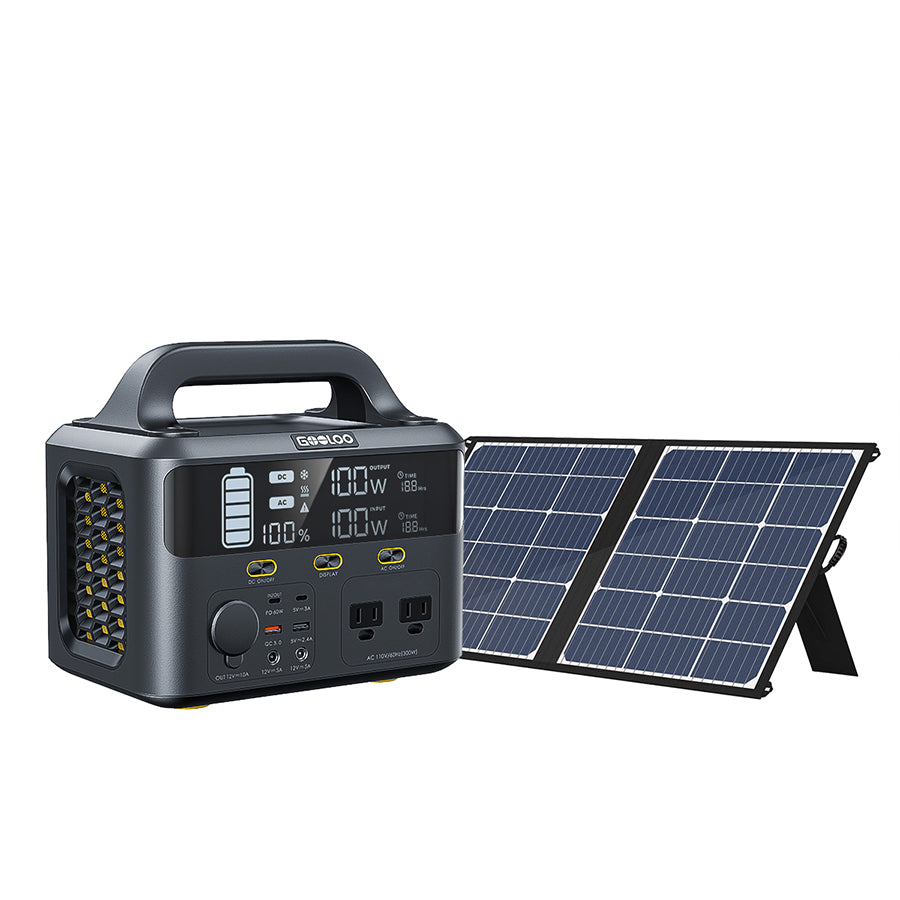 GOOLOO GTX300 Solar Power Station | 300W/299.52Wh